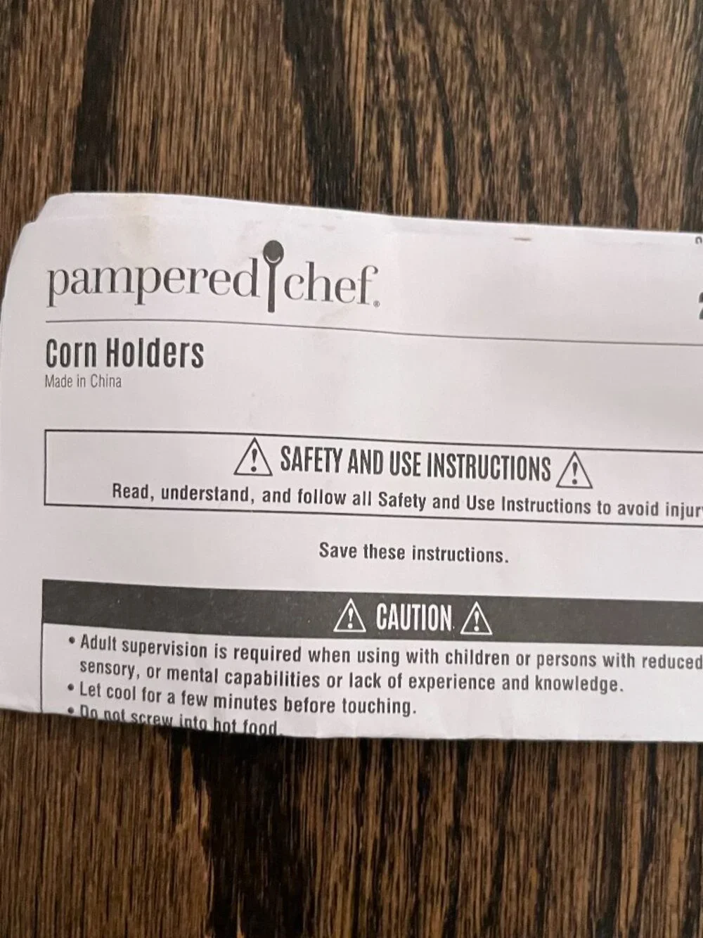 🆕 Pampered Chef Corn Holders Set with Case #2455 New